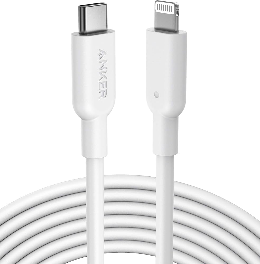 Anker PowerLine+ II USB-C to Lightning Cable (10ft)