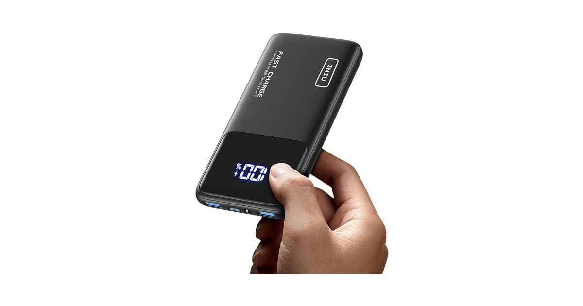 INIU 10000mAh Power Bank (22.5W Fast Charging)