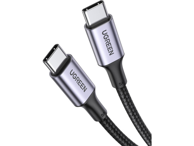 UGREEN USB-C to USB-C 100W Cable (10ft, Braided)